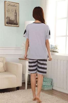 【BD193-204#廠家直銷(xiāo) 新款情侶時(shí)尚短袖 針織棉睡衣套裝 睡衣批發(fā)】?jī)r(jià)格,廠家,圖片,家居服、睡衣、浴袍,深圳公主琴服飾-